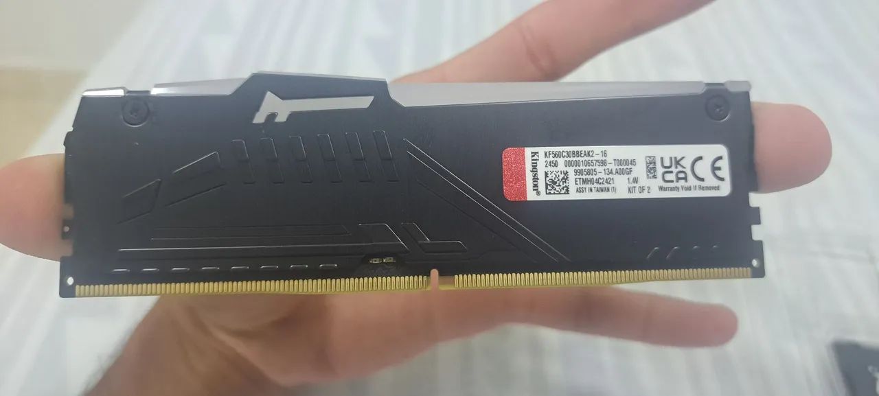 Memória Ram ddr5 Kingston Fury Beast 2x8 16Gb 6000 Mhz Cl 30 - Foto 4
