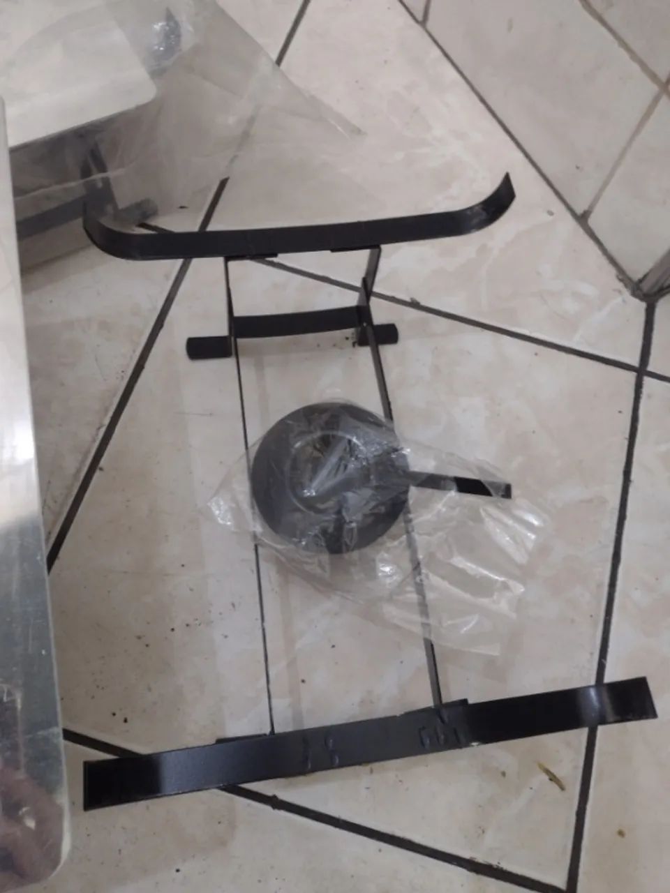 Suporte aço e alumínio para travessa com espiriteira  - Foto 4