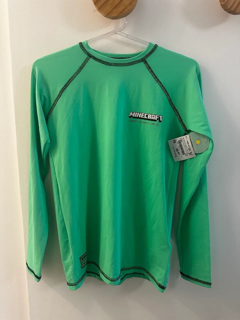 Blusa infantil NOVA Minecraft 