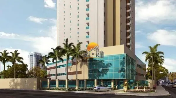 Praia de Iracema - Apartamento 38,07m² com 1 quarto e 1 vaga