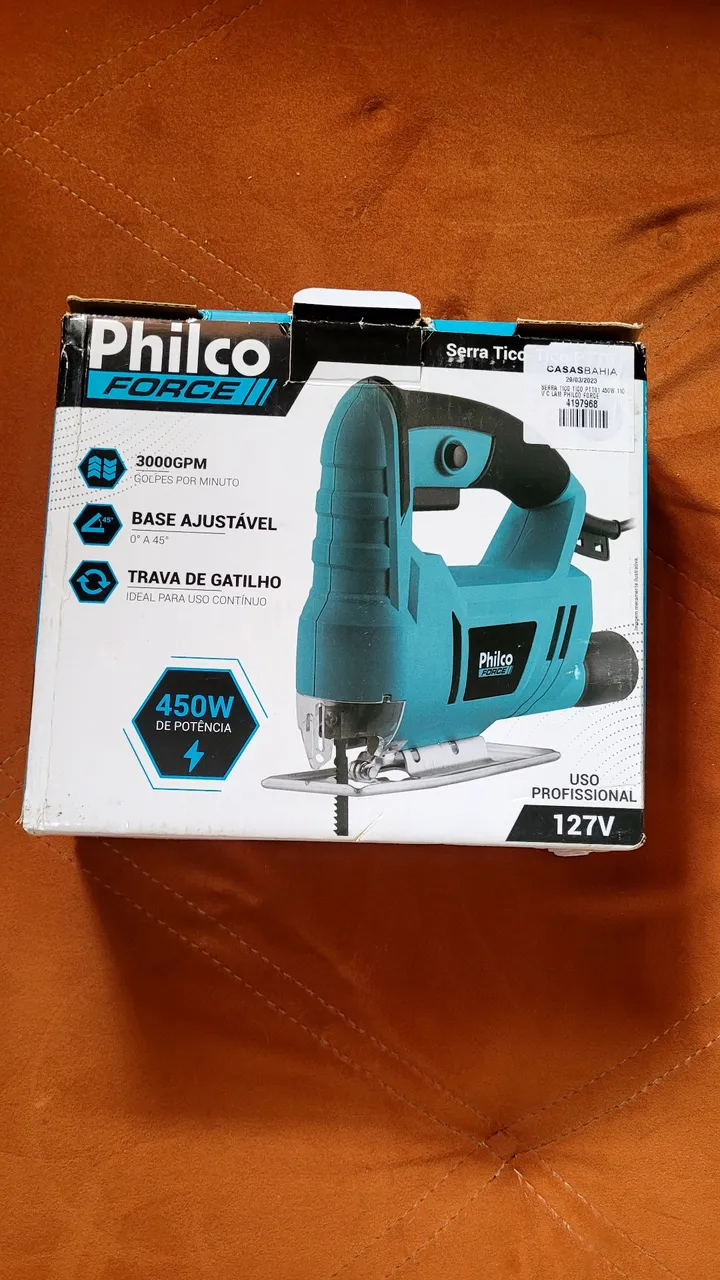 Serra Tico-Tico Philco Force 450W 127V - Uso Profissional