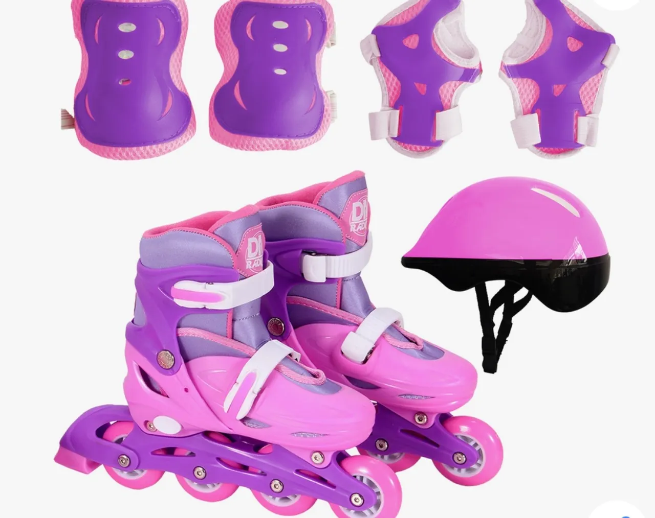 Patins Inline com Kit de Proteção