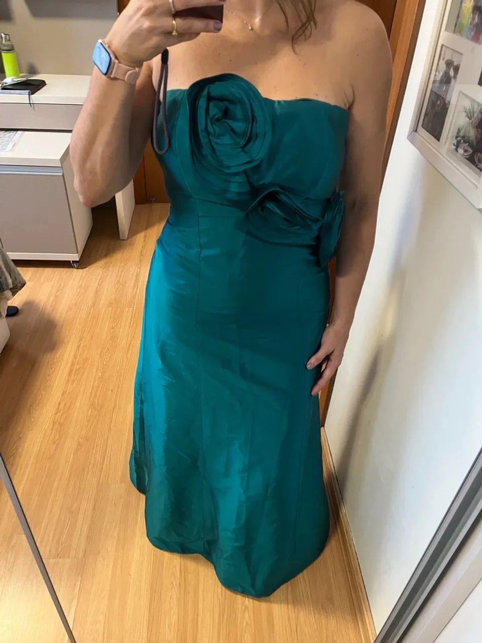 Vestido Longo baile Verde Esmeralda  Gorgeous TAM 