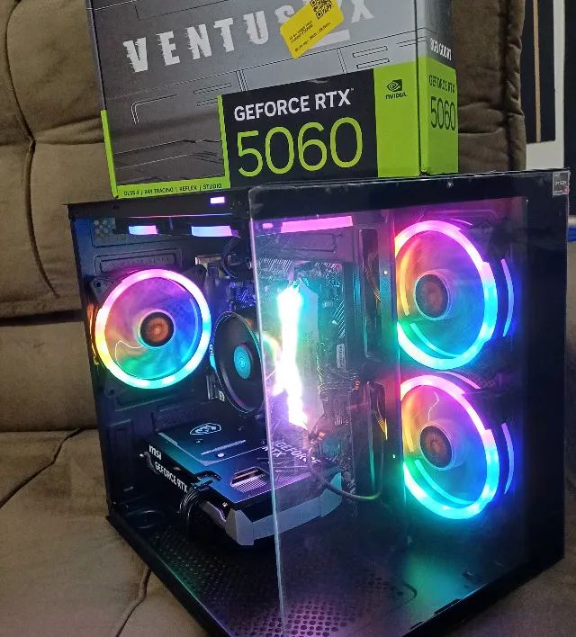 PC Gamer Ryzen 5 c/ RX 580(R$ 2745) ou RTX 5060(R$ 5590) c/ 16Gb ou 32Gb Ddr4 c/ Garantia - Foto 2