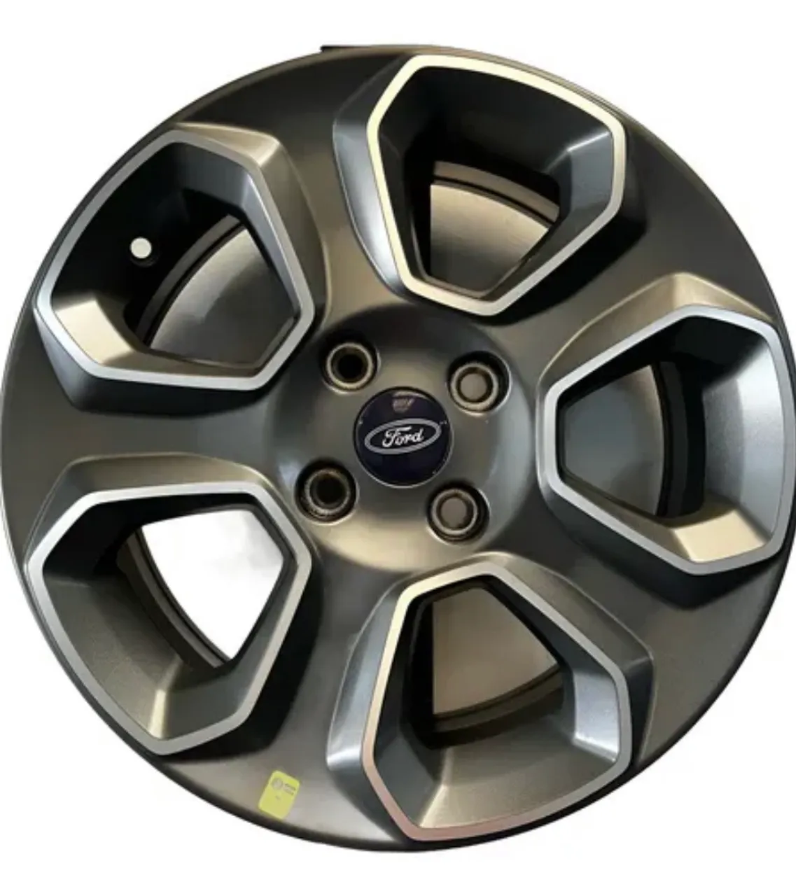 Jogo de rodas Ecosport aro 16x6 furação 4x108 grafite fosco.
