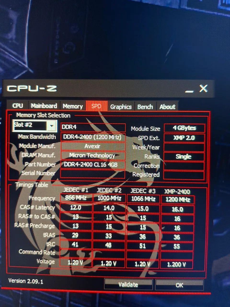 Memória RAM DDR4 4GB 2400MT - Foto 2