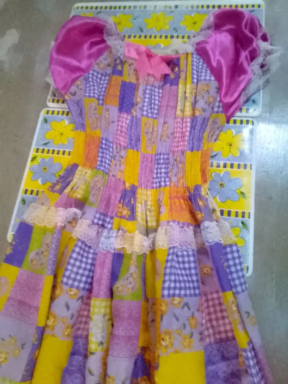Vestido de Festa Junina Tam Único Semi Novo 