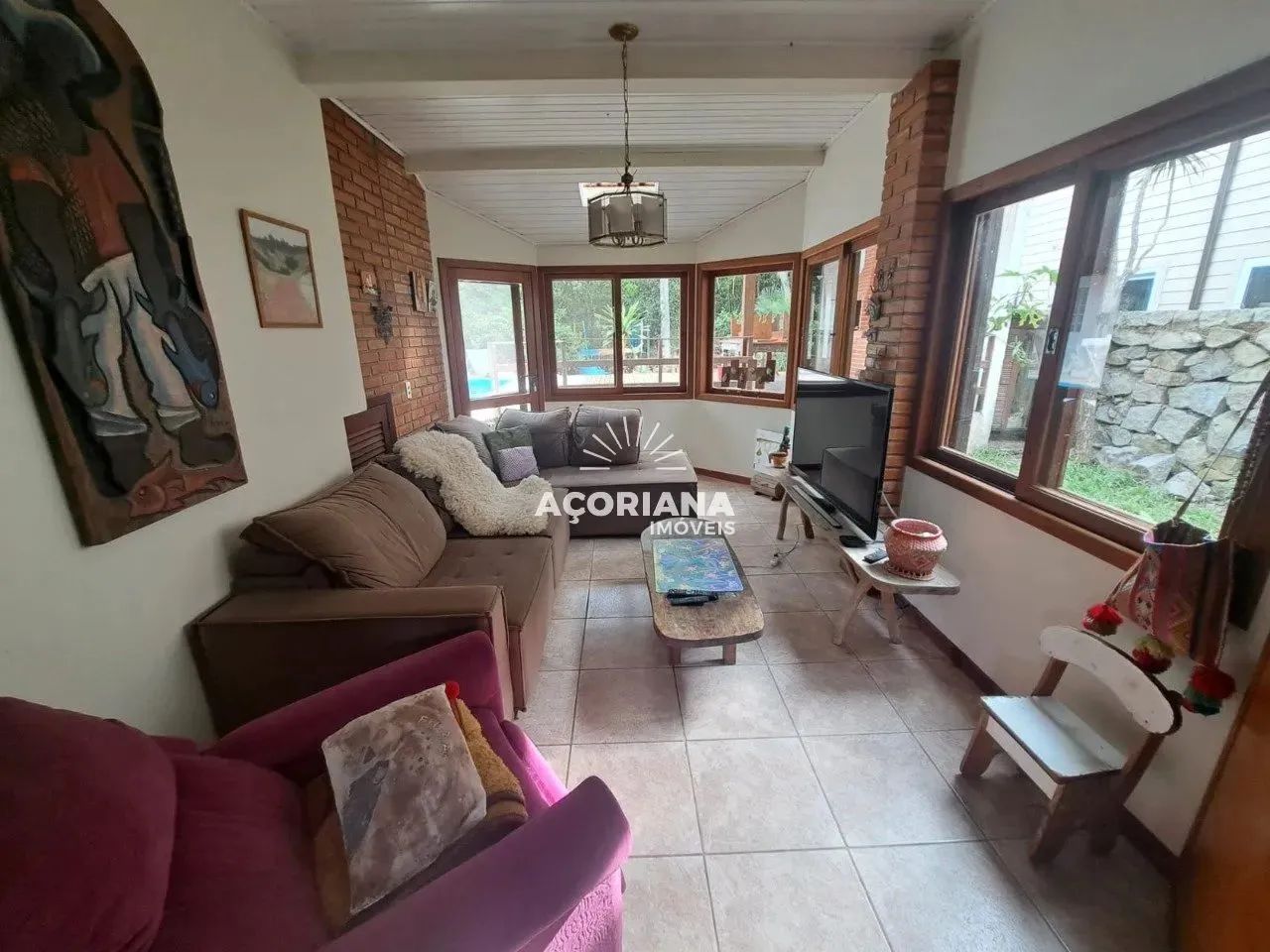 Casa para Locação condomínio fechado no coração do Porto da Lagoa com 4 Suítes, com acesso - Foto 3