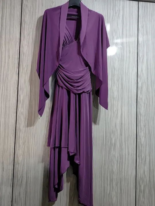 Vestido roxo de festa - Foto 2