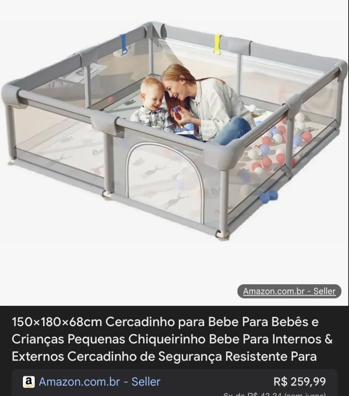 Cercadinho para bebê 