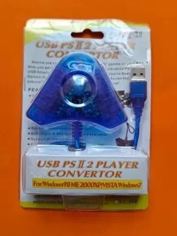 Adaptador Usb Duplo Controles Ps2 pc e not