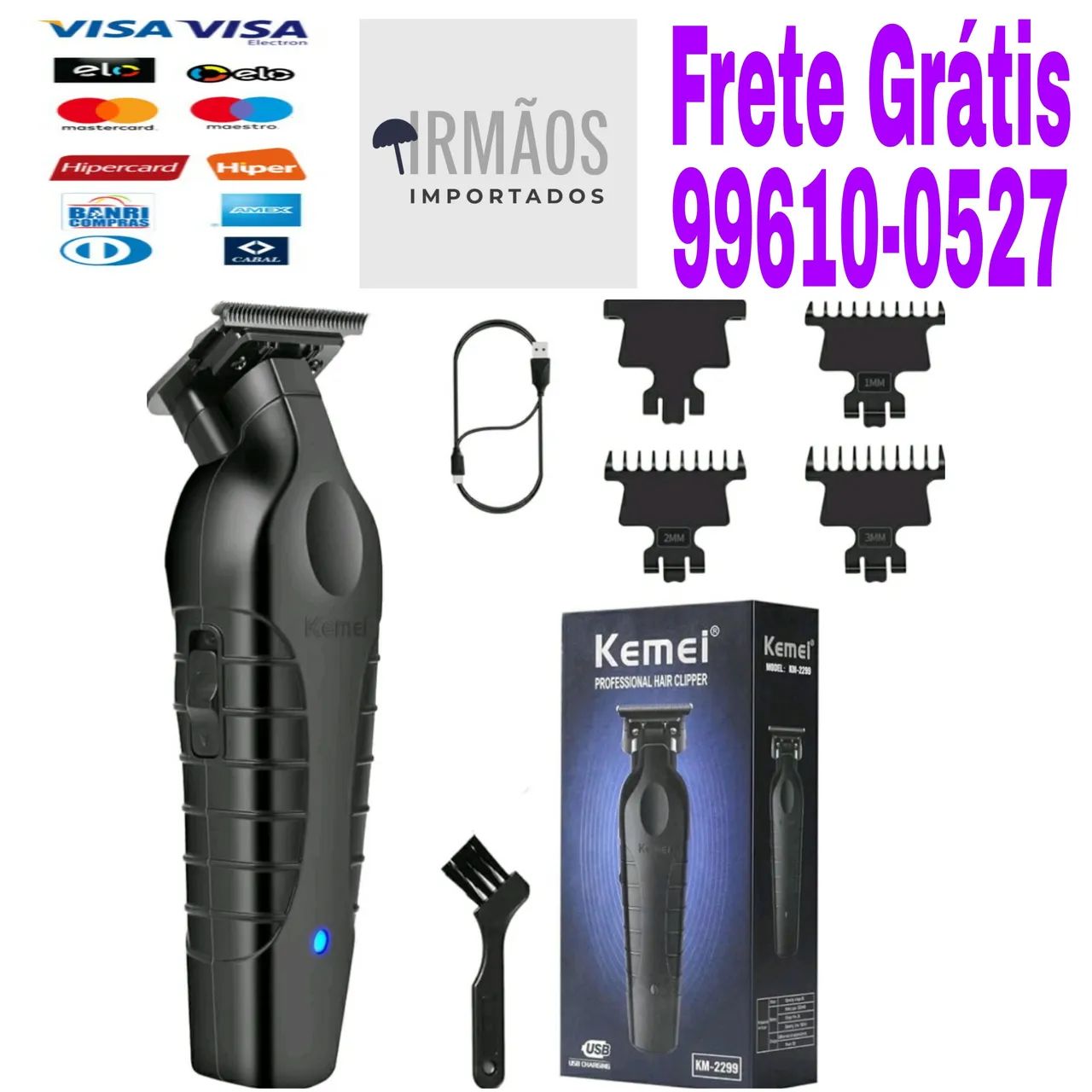 Máquina de Acabamento Kemei km-2299