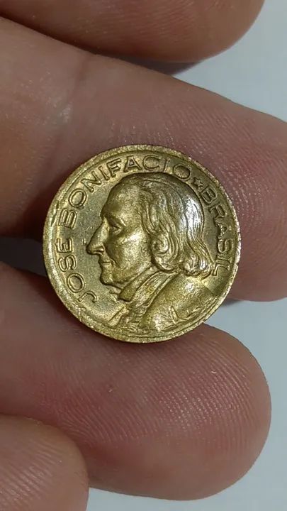 Moeda de 10 centavos 1948 José Bonifácio 