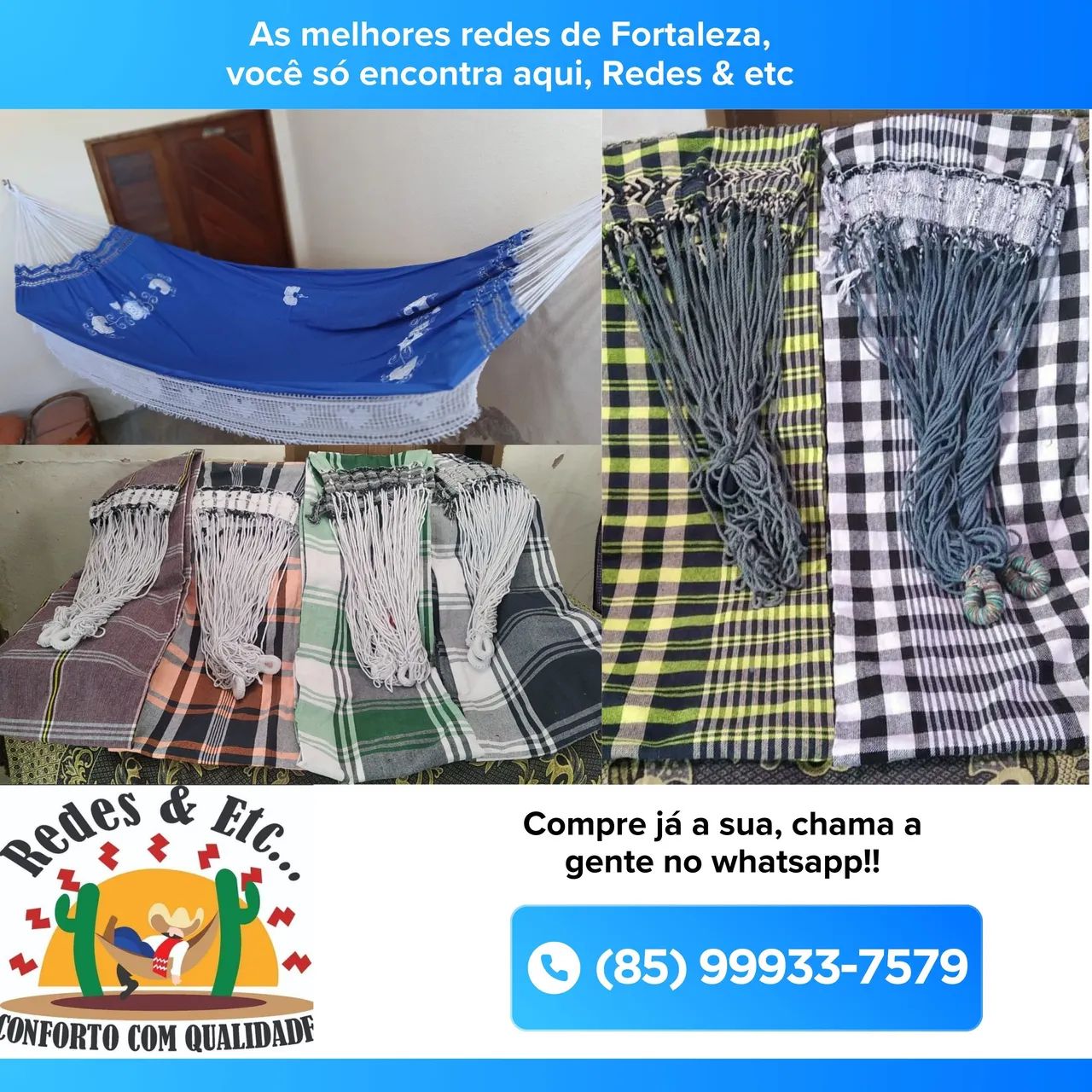 REDES DE DORMIR E COLCHAS 