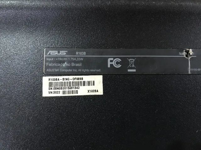 Case Inferior Asus Modelo 39ejbbcjn10 - Asus R103b - Foto 4