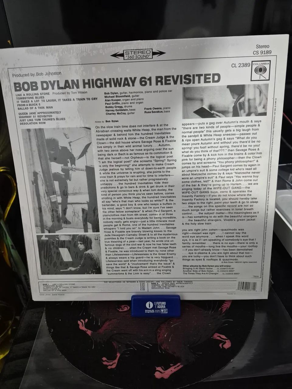 LP Bob Dylan  - Highway 61 Revisited - Foto 2