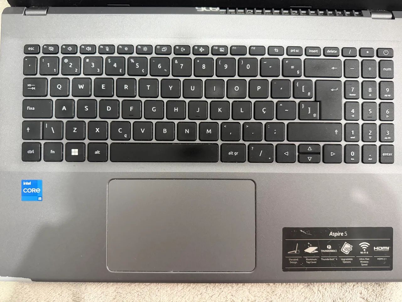 Notebook Acer Core I5 - modelo A515 com 8GB De RAM 256GB HD - Foto 5