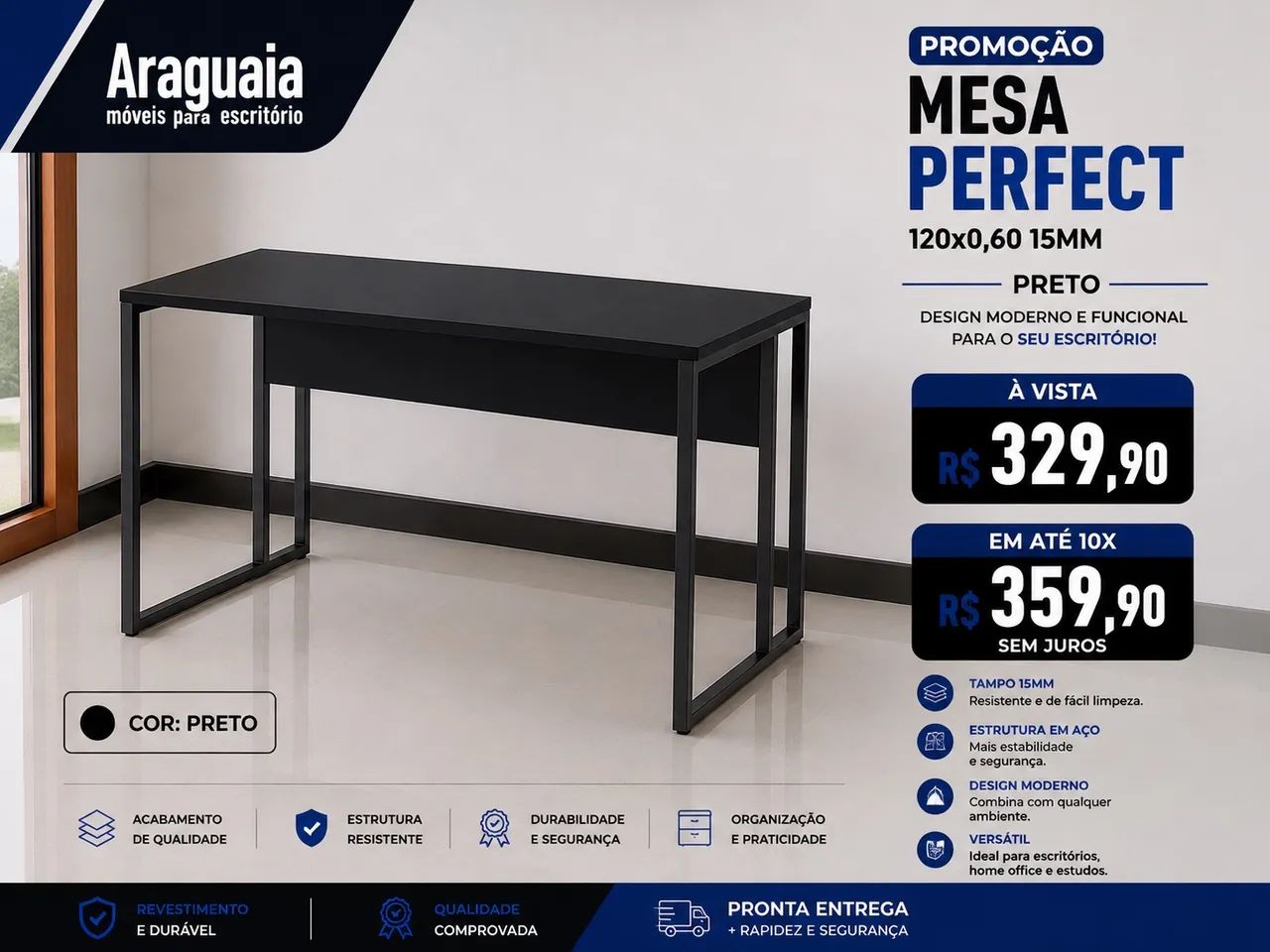 Mesa perfect 1,20 - Foto 2
