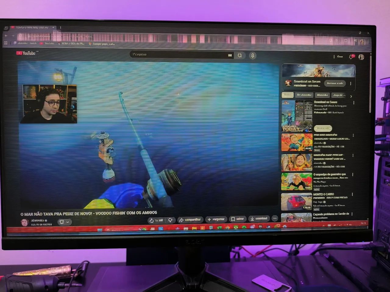 Monitor Acer nitro 23" COM DEFEITO - Foto 3