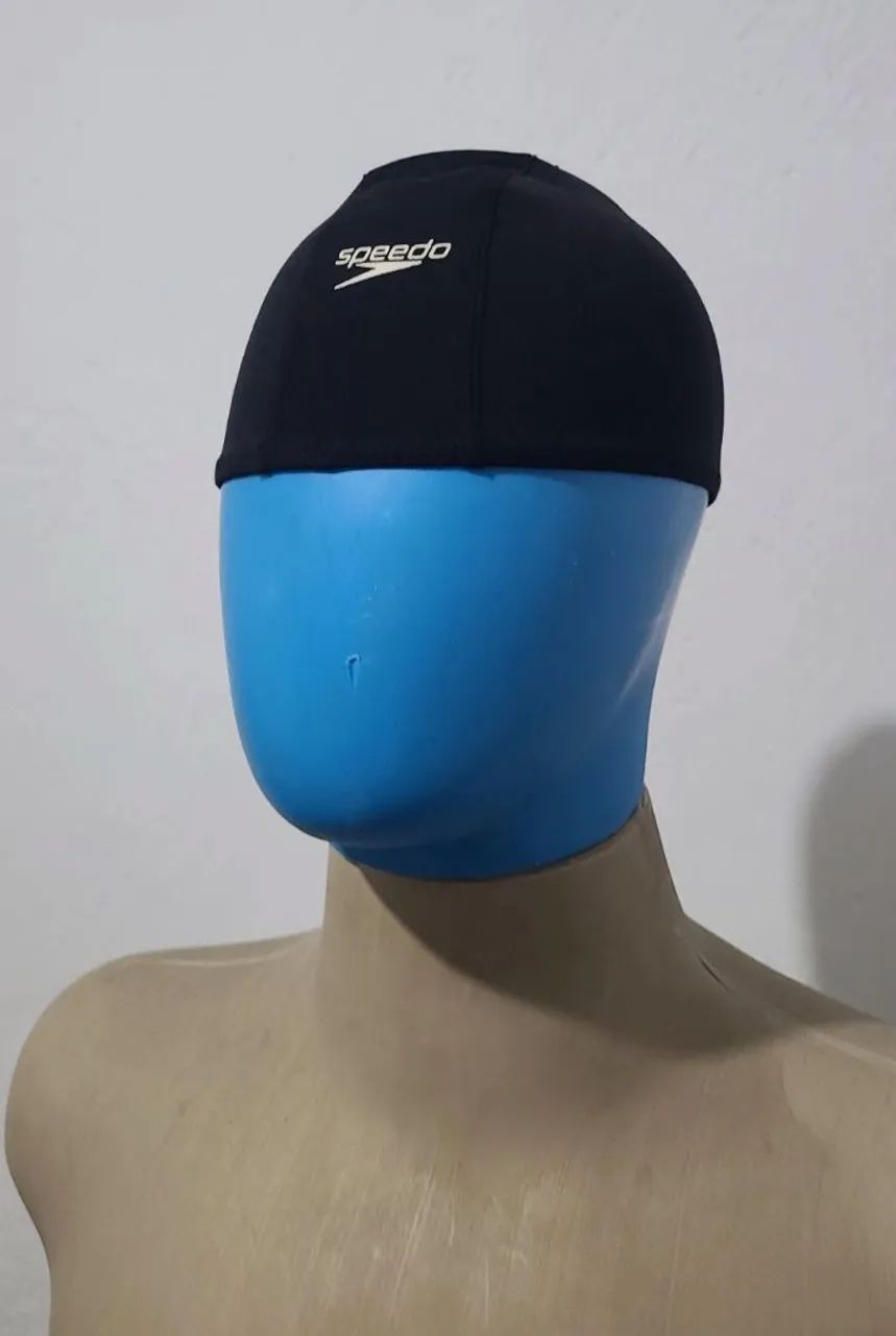 Touca Preta da Speedo de Natação, tamanho único, bonita, original, confortável.  - Foto 4