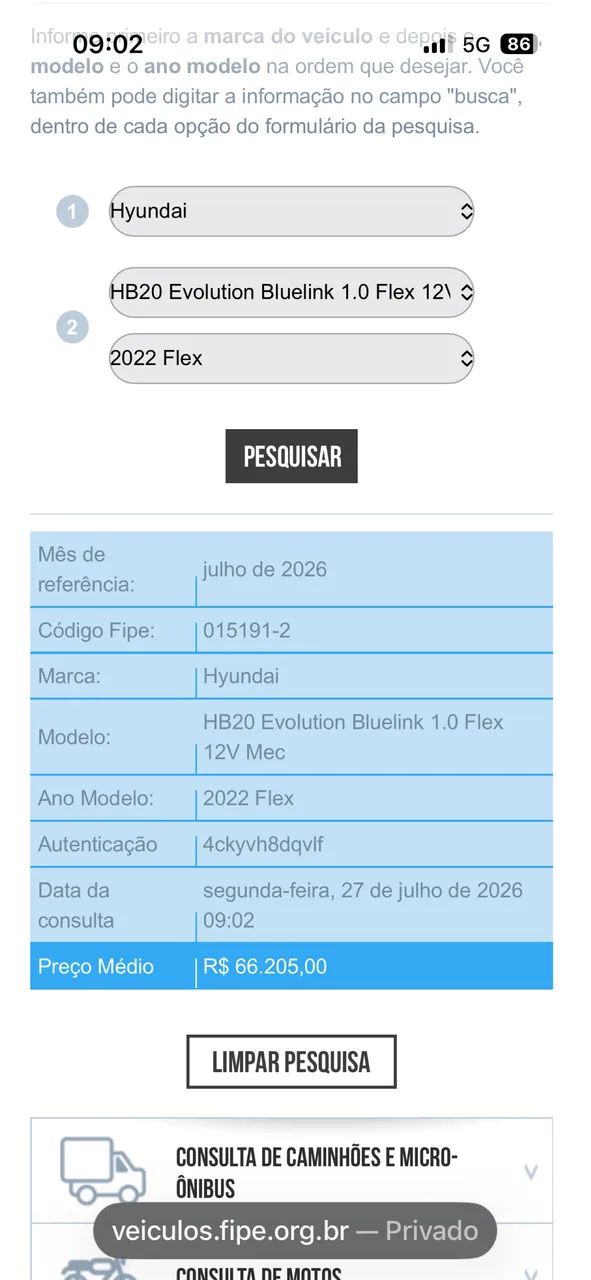 Hyundai Hb20 2022