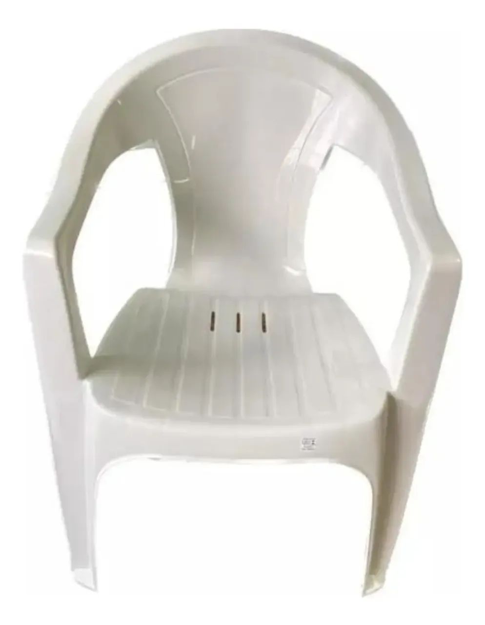 Mesa de plástico branca com 4 cadeiras - Foto 3