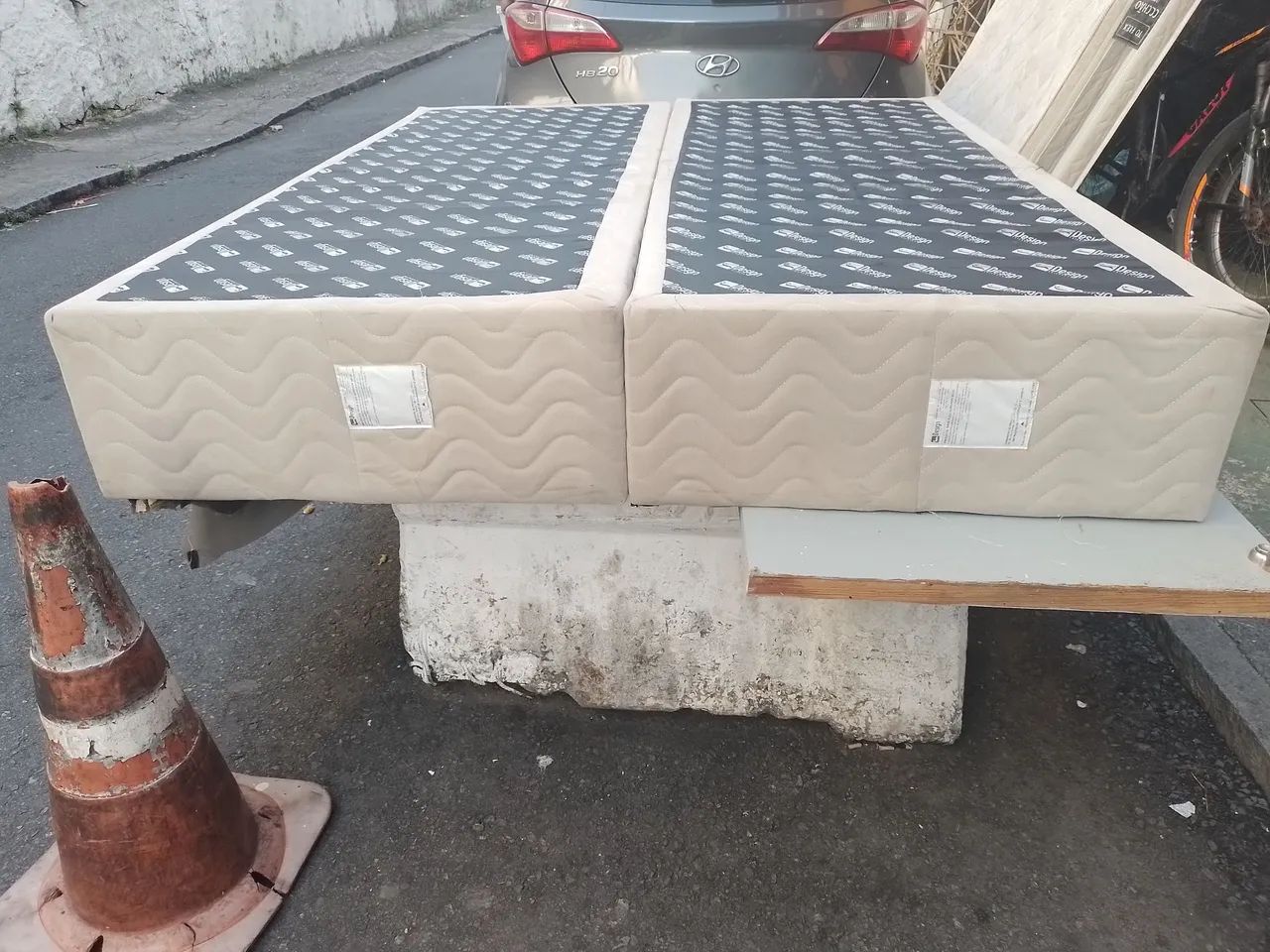 Cama de casal com duas bases  - Foto 5