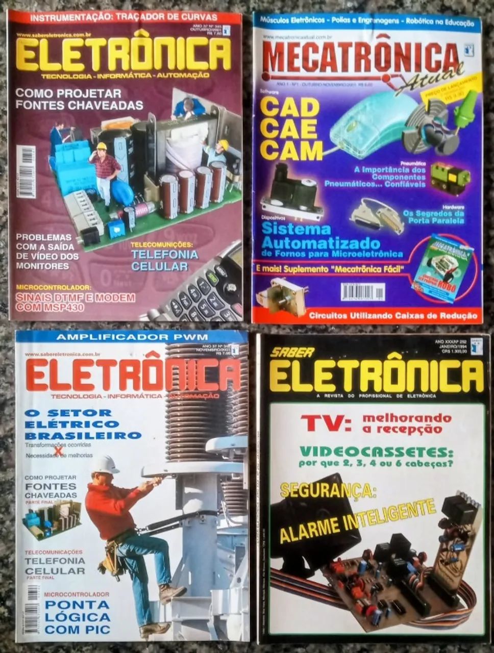 Kit de revistas de eletrônica antigas  - Foto 2