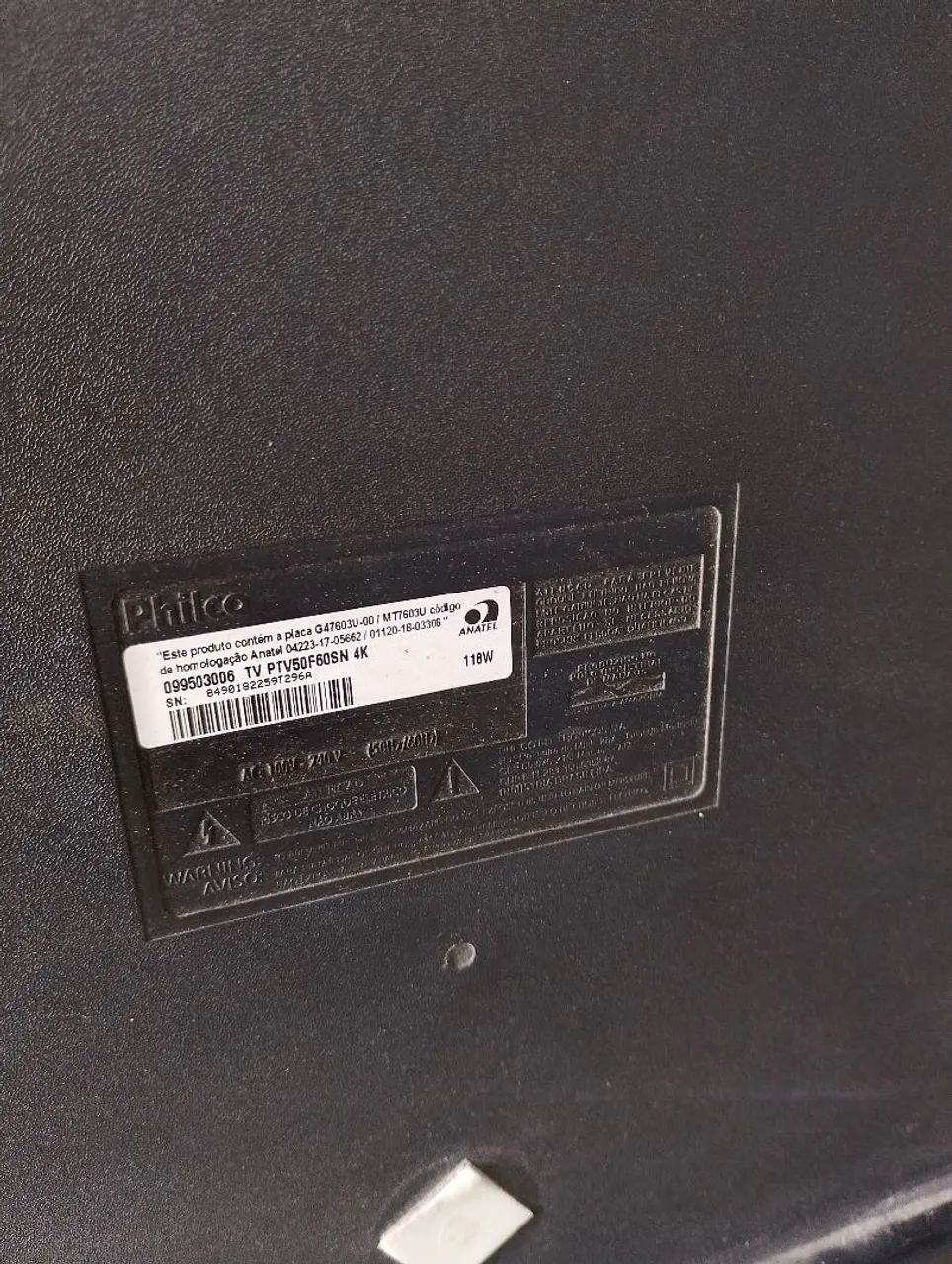 Tv Philco ptv50f60sn com tela quebrada - Foto 2