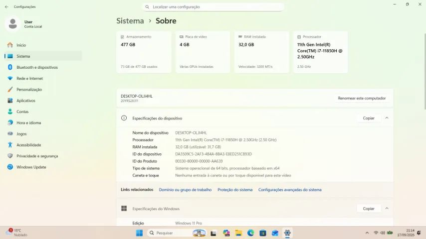 Laptop Workstation Lenovo ThinkPad P15Gen2 - Foto 4