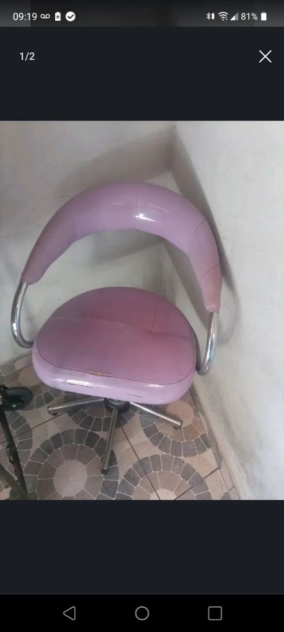 Leia o Anúncio abaixo CADEIRA CABELELEIRO SALÃO  - Foto 2