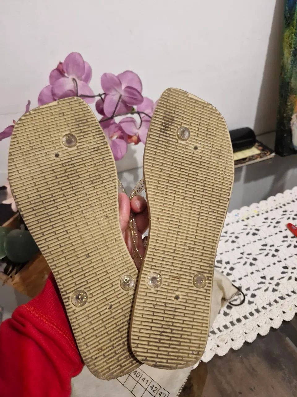  Chinelo Havaianas com brilho  - Foto 4