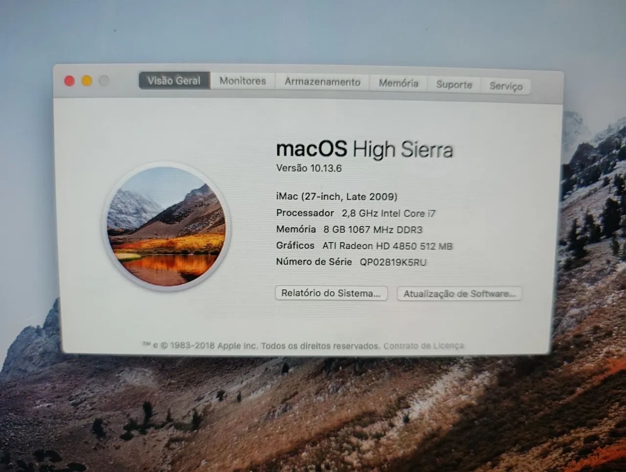 Imac 2009 I7 27 polegadas  - Foto 2