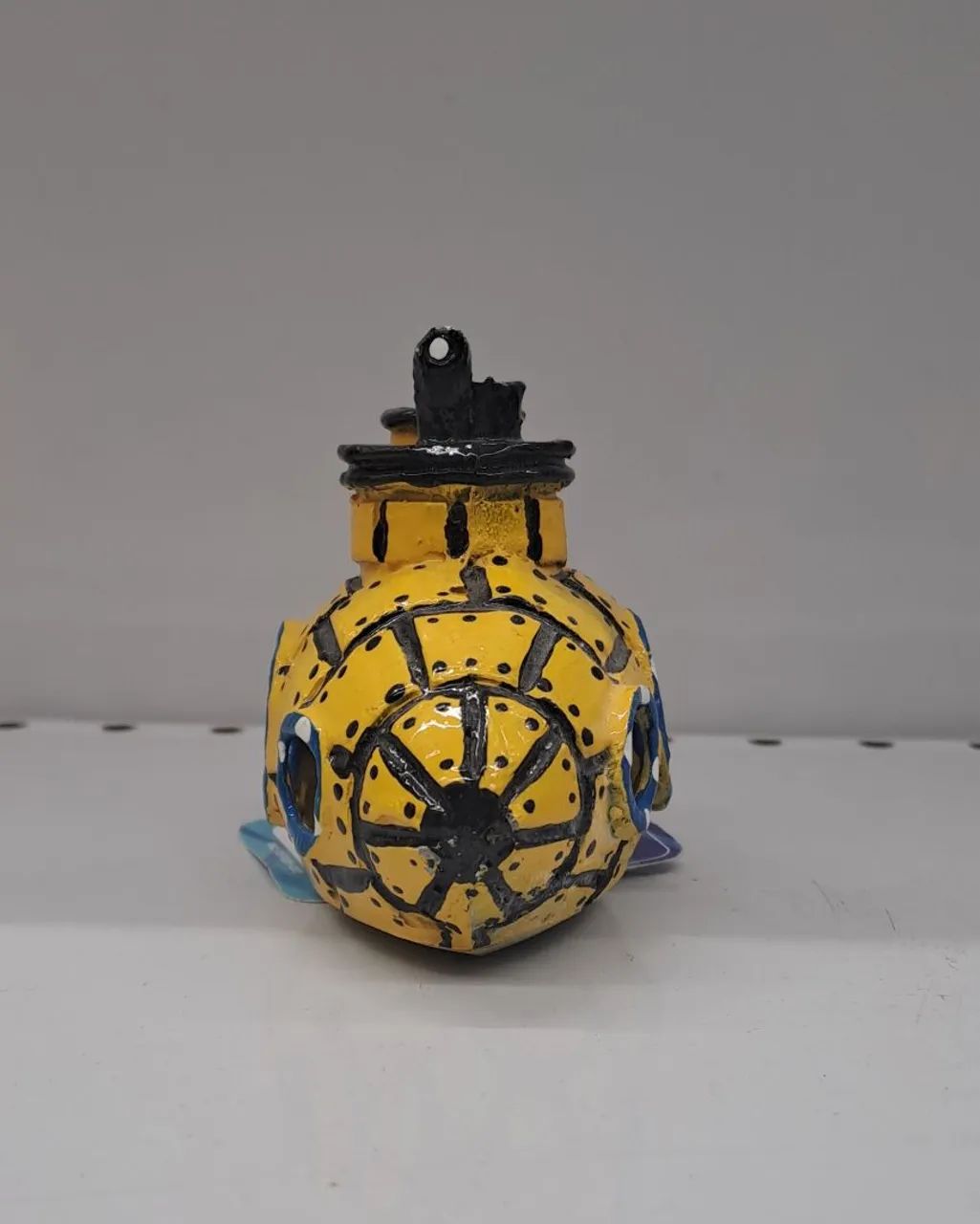 Enfeite para Aquário Submarino Amarelo Decorativo - Foto 2