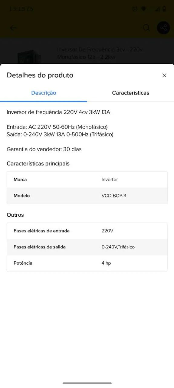 Inversor 220v bivolt para trifásico  - Foto 2
