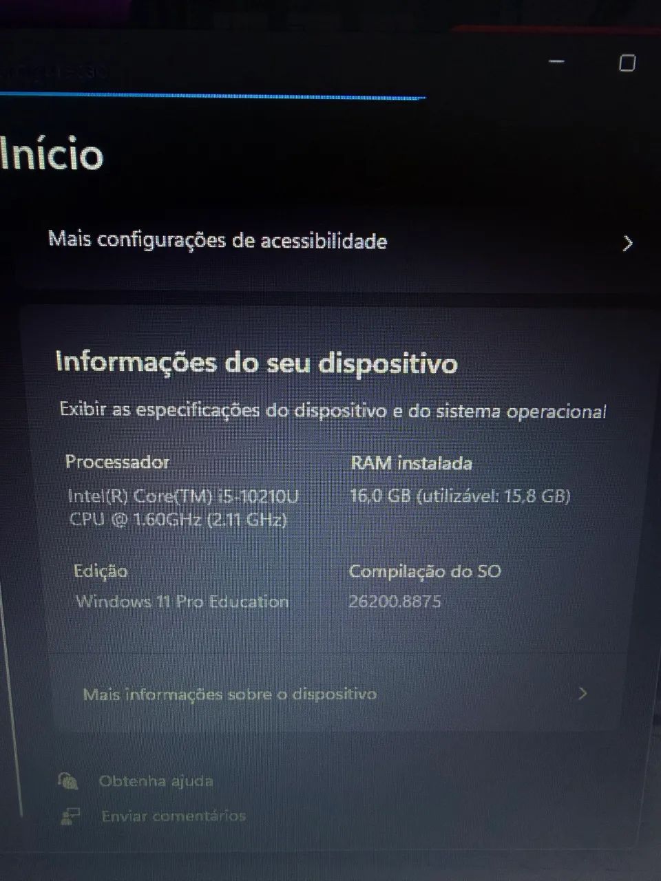 Notebook Positivo N4340 - 16g ram - ssd   - Foto 5