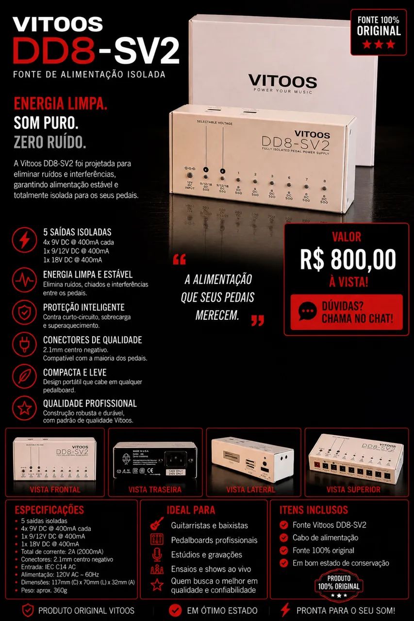 Fonte para pedais