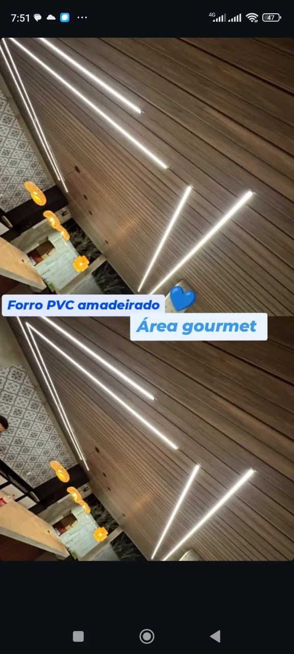 FORROS EM PVC AMADEIRADOS VISUAL MODERNO SOFISTICADO !