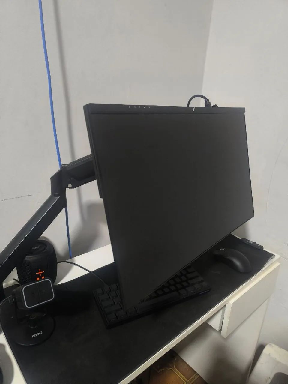 Monitor 200hz pouco uso 24 polegadas/ com braço articulado nimbo 110 - Foto 2