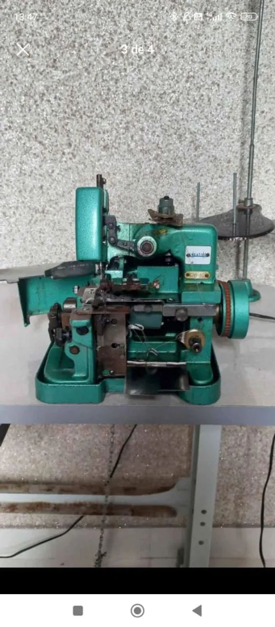 Máquina overloque com mesa - Foto 5