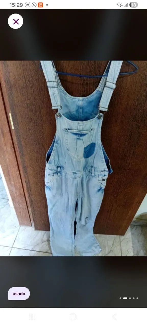 Macacão Jeans Feminino  - Foto 2