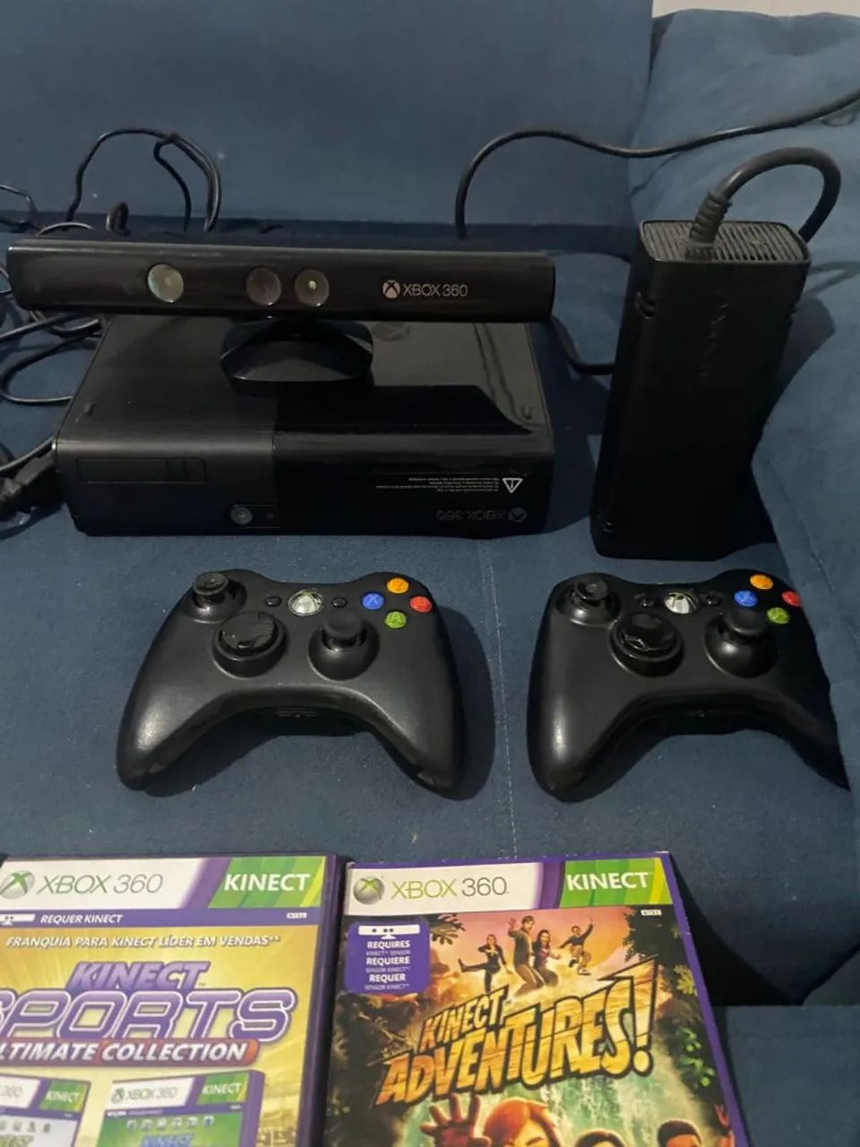Xbox 360 todo original com Kinect 