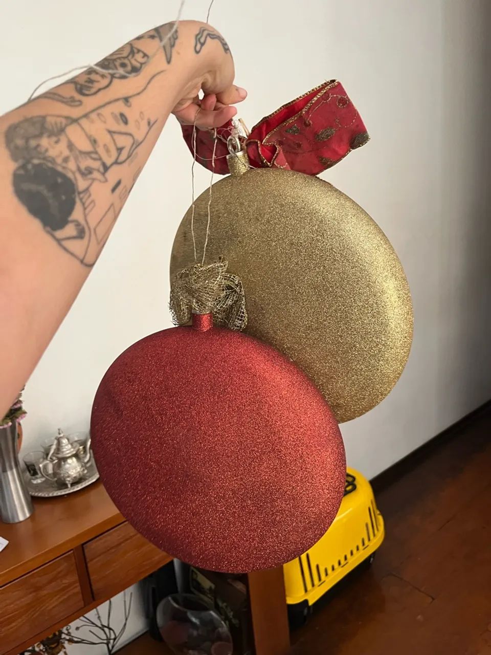 Bolas de Arvoré de Natal Gigantes  - Foto 2