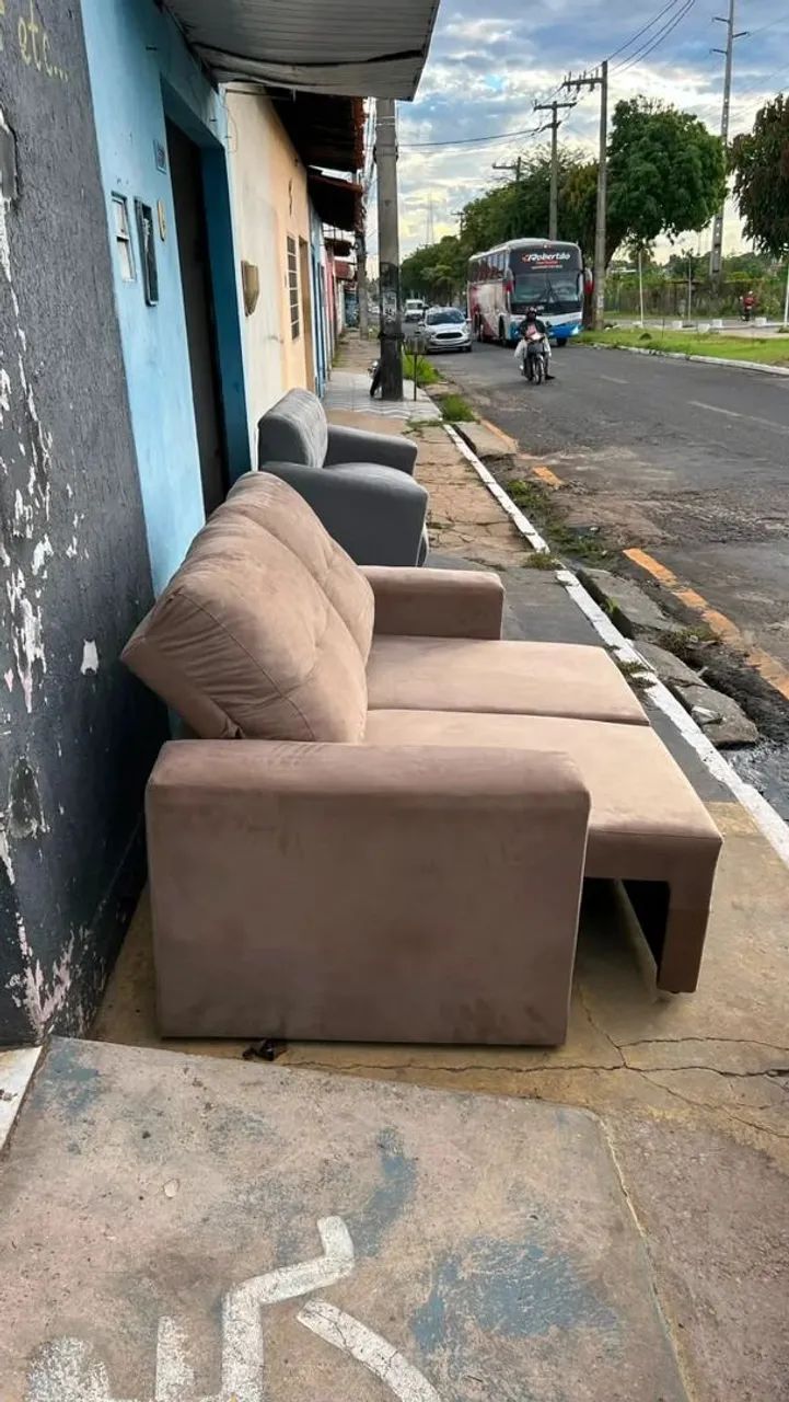 Vende se este sofá retrátil e reclinável  - Foto 3