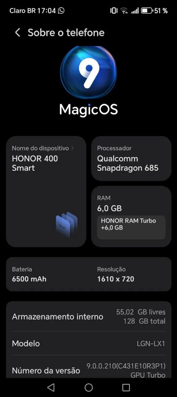 Vendo HONOR 400 Smart sem defeitos - Foto 4