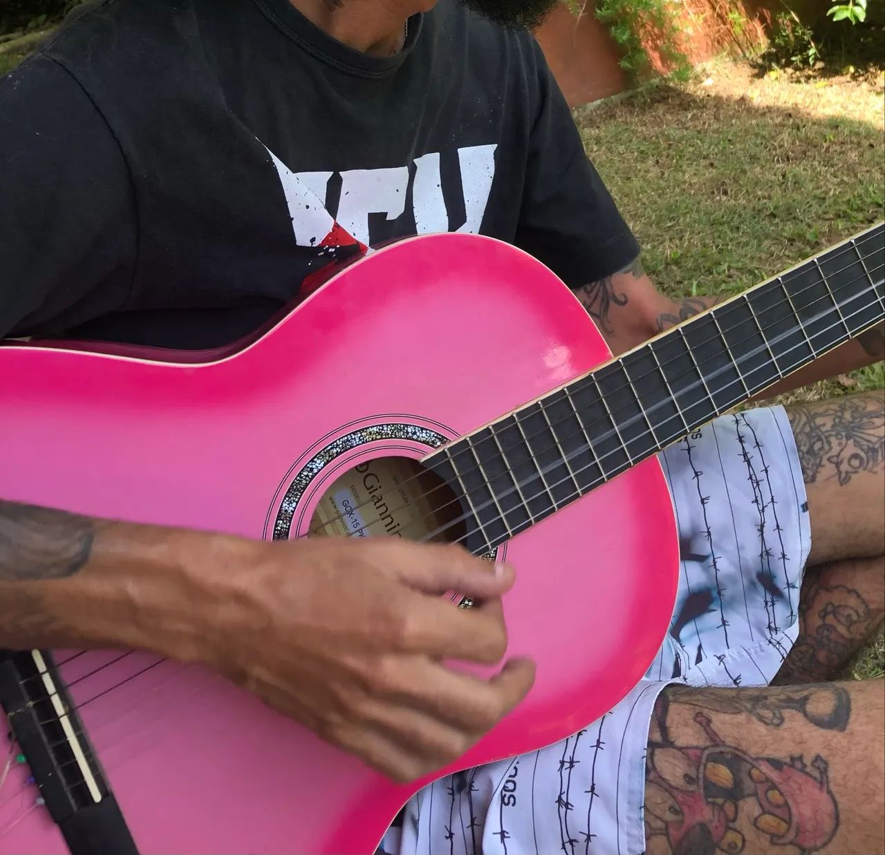 Violão giannini rosa - Foto 2