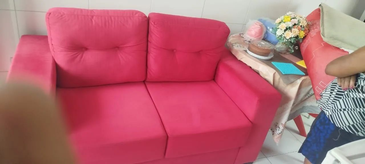 sofá reclinável 2 lugarem