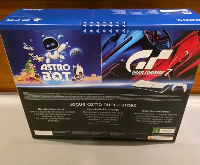 PS5 PlayStation 5 Digital Astro Bot + Gran Turismo 7 NOVO E LACRADO - Foto 2
