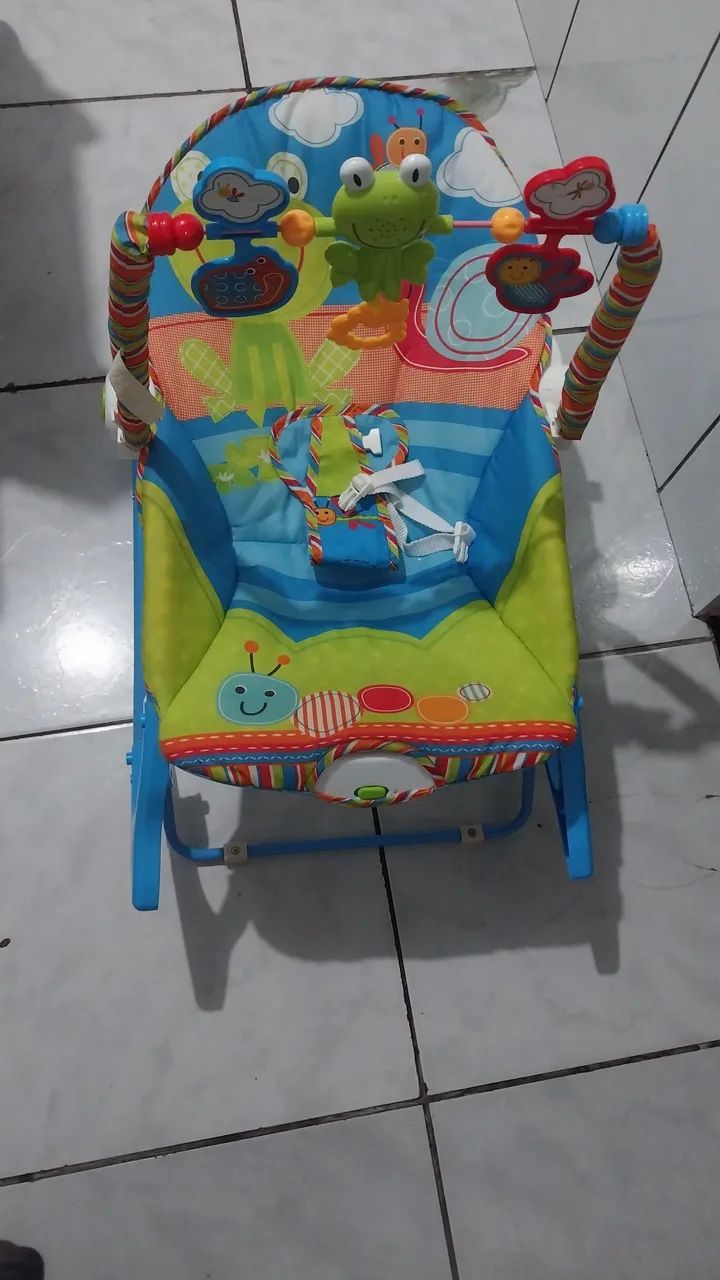 Cadeira de balanço e vibra bb - Foto 2