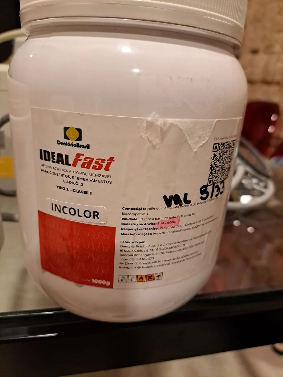 Resina acrilica  p odontologia